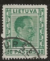 Lithuania ^ Scott # 299 - Used