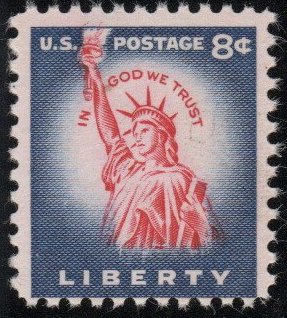 United States 1041 - Mint-NH - 8c Statue of Liberty (1954)
