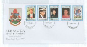 Bermuda 791-795 Royal Birthdays