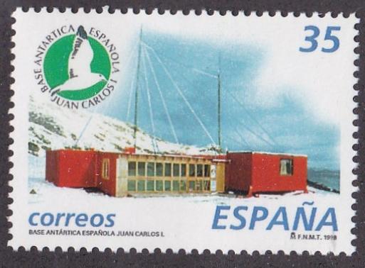 Spain # 2963, Antarctic Base, NH, 1/2 Cat.