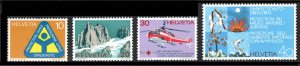 Switzerland  #551-554  Mint NH CV $2.40