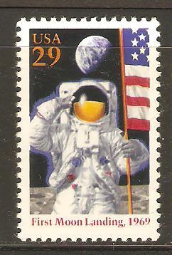 #2841 Moon Landing  Single Mint NH