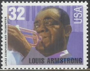 2982 Louis Armstrong F-VF MNH single stamp