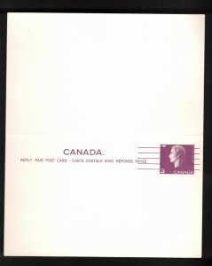 CANADA Scott # UY97a Unused With Reply Card Pre-cancelled #2