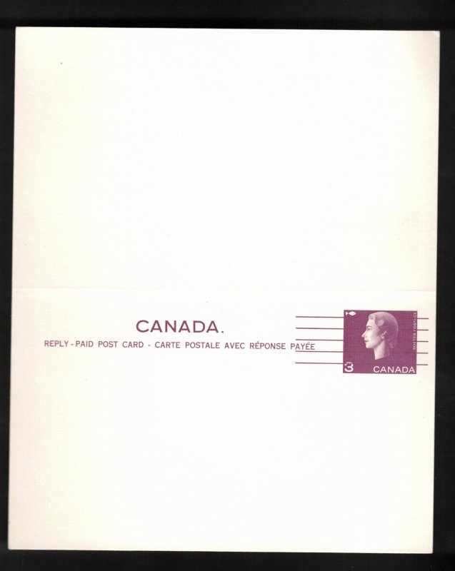 CANADA Scott # UY97a Unused With Reply Card Pre-cancelled