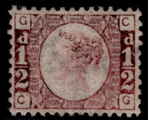 GB QV SG48, ½d rose-red plate 1, M MINT. Cat £325. CG