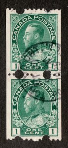 Experimental Toronto Coil Stamps #131iv Used - cv$220