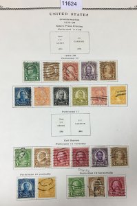 MOMEN: US STAMPS  # 578-606 1923-1925 USED COLLECTION  LOT #11624