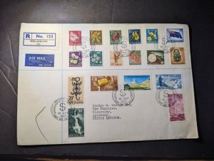 1967 Registered New Zealand Airmail Cover Wellington to Aylsbury England