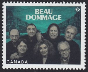 BEAU DOMMAGE * CANADIAN RECORDING ARTISTS = Canada 2013 #2655c MNH fr SS