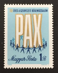 Hungary 1969 #1988, PAX, MNH.