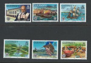 GUERNSEY SC# 240-5 VF MNH 1982