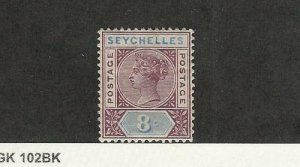 Seychelles, Postage Stamp, #6 Mint LH, 1890, JFZ