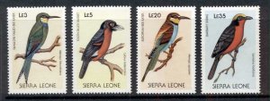 Sierra Leone 1988 Birds (4v) MUH