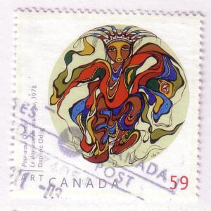 2436 Canada Pow-Wow Dancer, used cv $0.65