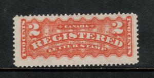 Canada #F1 Mint Fine - Very Fine Never Hinged **With Certificate**