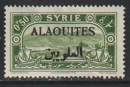 1925 Alaouites - Sc 27 - MH F - 1 single - Syria Overprints