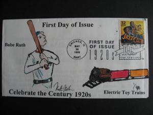 USA NJM Nathan Mateson FDC #1 of 40. Babe Ruth, Trains, Jazz, check it out!! 