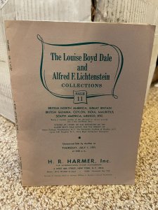 DALE-LICHTENSTEIN Worldwide- July 1, 1971 H.R. Harmer Auction Catalogue