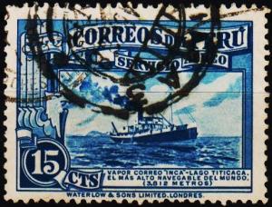 Peru. 1936 15c S.G.625 Fine Used