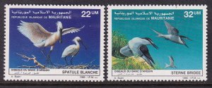 Mauritania 616-617 Birds MNH VF