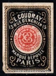 Vintage France Poster Stamp Edmund Coudray Perfume Company