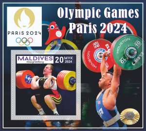 Stamps.Olympics games in Paris 2024  2024 year 6 sheets perforated NEW