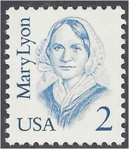 Scott 2169 2c Great Americans Mary Lyon 1987 Mint NH