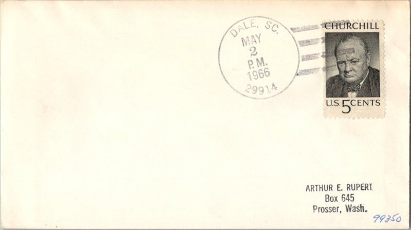 United States South Carolina Dale 29914 1966 4-bar  1966-1987  Philatelic.