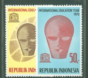 Indonesia #795-796  Single (Complete Set)