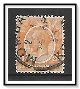 Kenya Uganda Tanganyika (KUT) #25 King George V Used