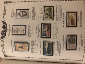 The All American Stamp Album Mint Stamps Very Nice Starts At 1933 Almost Full