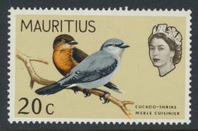 Mauritius  SG 323 Scott #282  Birds 1965 Mint light hinge trace see details 