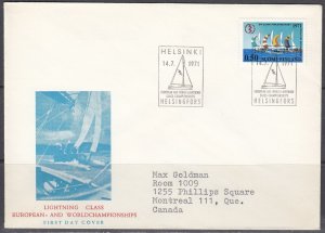 Finland Scott 509 FDC - European & World Sailing Championships