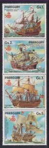 Paraguay 2213 Sailing Ships MNH VF