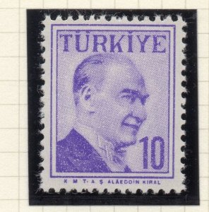 Turkey 1957-58 Early Issue Fine Mint Hinged 10p. NW-17659