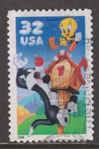 United States 3204a Sylvester & Tweety Bird 1998