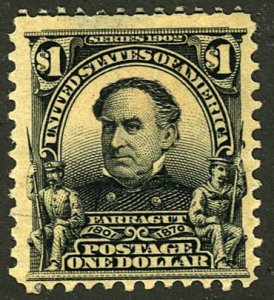 U.S #311 MINT OG HR THin with APS Cert