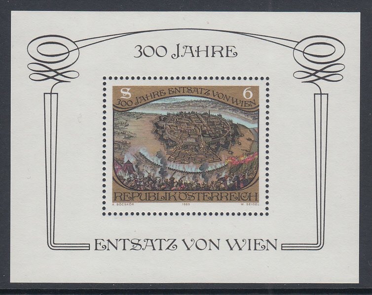 Austria 1253 Souvenir Sheet MNH VF