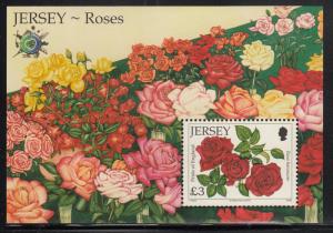 Jersey 2010 MNH Scott #1455a 3pd Pride of England Rose Salon du Timbre emblem