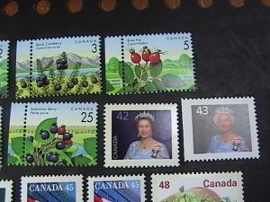 CANADA # 1349 - 1378-MINT NEVER/HINGED---COMPLETE SET----1991-98