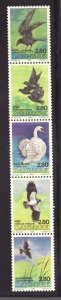 1986 Denmark Sc #823 set MNH Postage Stamps - Birds - cv$10.50