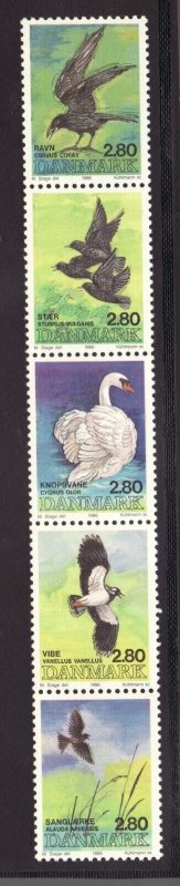 1986 Denmark Sc #823 set MNH Postage Stamps - Birds - cv$10.50
