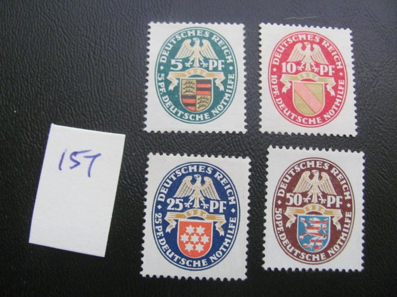 Germany 1926 MNH  SC B15-18  SET XF 220 EUROS (157)