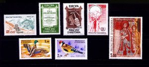 France French Andorra 1 MNH  1988 Year Scott Listed Stamps