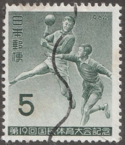 Japan stamp, Scott#816, used, Handball, 5y, #816