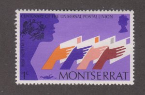 Montserrat 306 Centenary of Universal Postal Union 1974