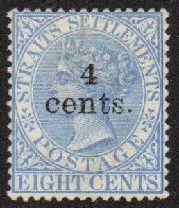 Straits Settlements Sc #91 Mint no gum