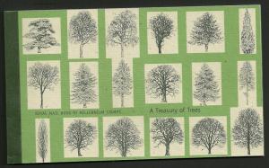 GB SGDX26 2000 TREASURY OF TREES BOOKLET MNH 