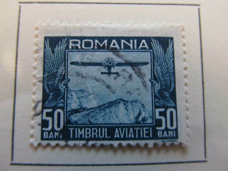 Romania Romania Romania 1931 50b fine used postal tax stamp A13P33F203-